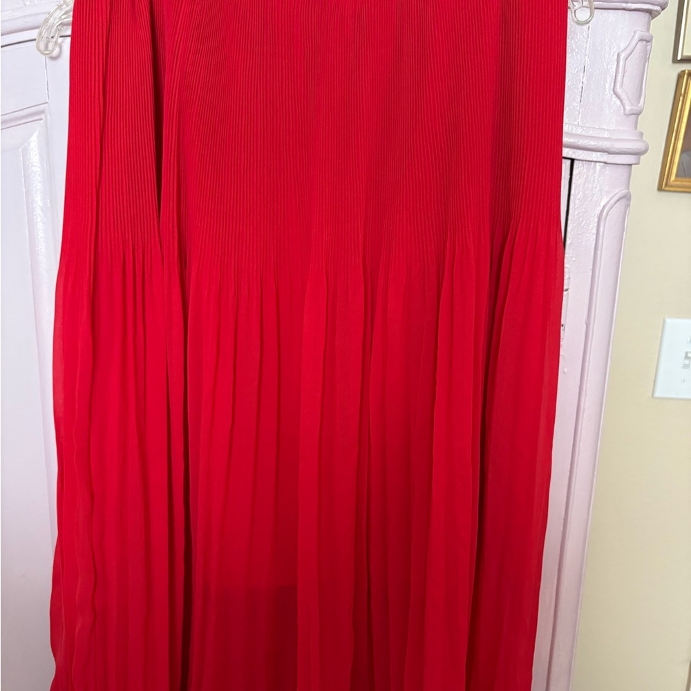 ANTHROPOLOGIE - Dolce Vita Vibrant Red Maxi Skirt
